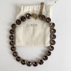 J. Crew sparkly crystal jewel chunky necklace